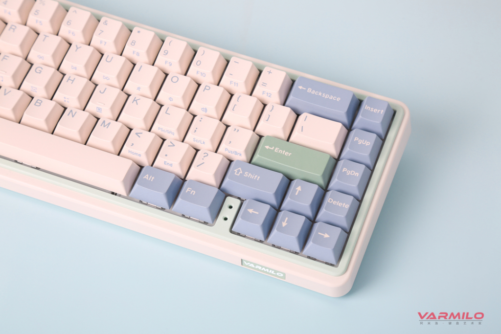 Varmilo VXT67 Minilo Eucalyptus / Cherry MX Silent Red 11