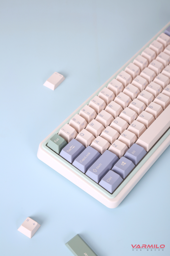 Varmilo VXT67 Minilo Eucalyptus / Cherry MX Silent Red 10
