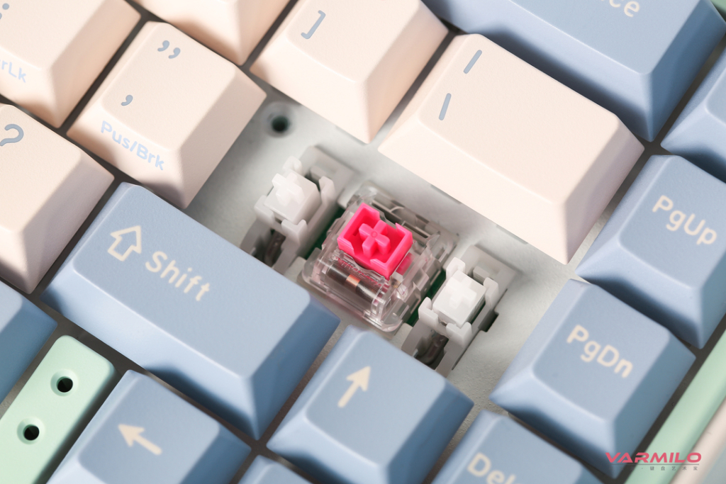 Varmilo VXT67 Minilo Eucalyptus / Cherry MX Silent Red 15