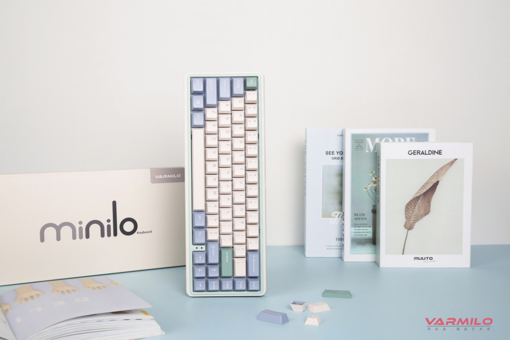 Varmilo VXT67 Minilo Eucalyptus / Cherry MX Silent Red 25