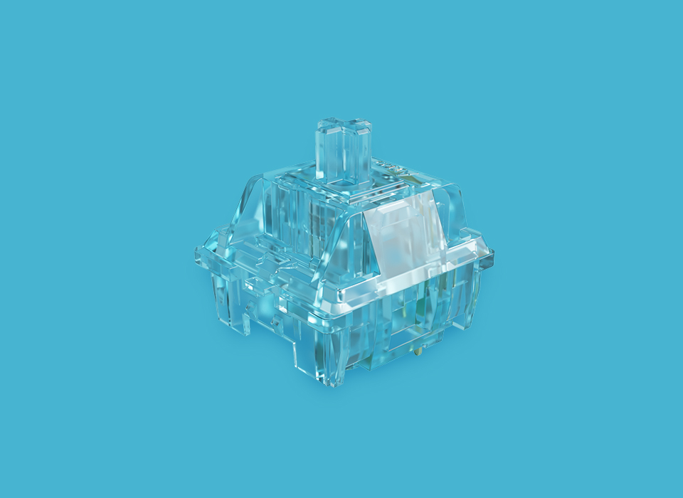 Akko CS Crystal Blue Switch (Linear) - 45 sztuk w opakowaniu 3