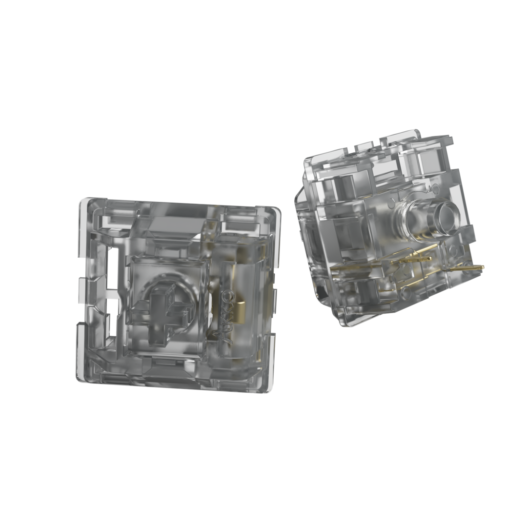 Akko CS Crystal Silver Switch (Linear) - 45 sztuk w opakowaniu 9