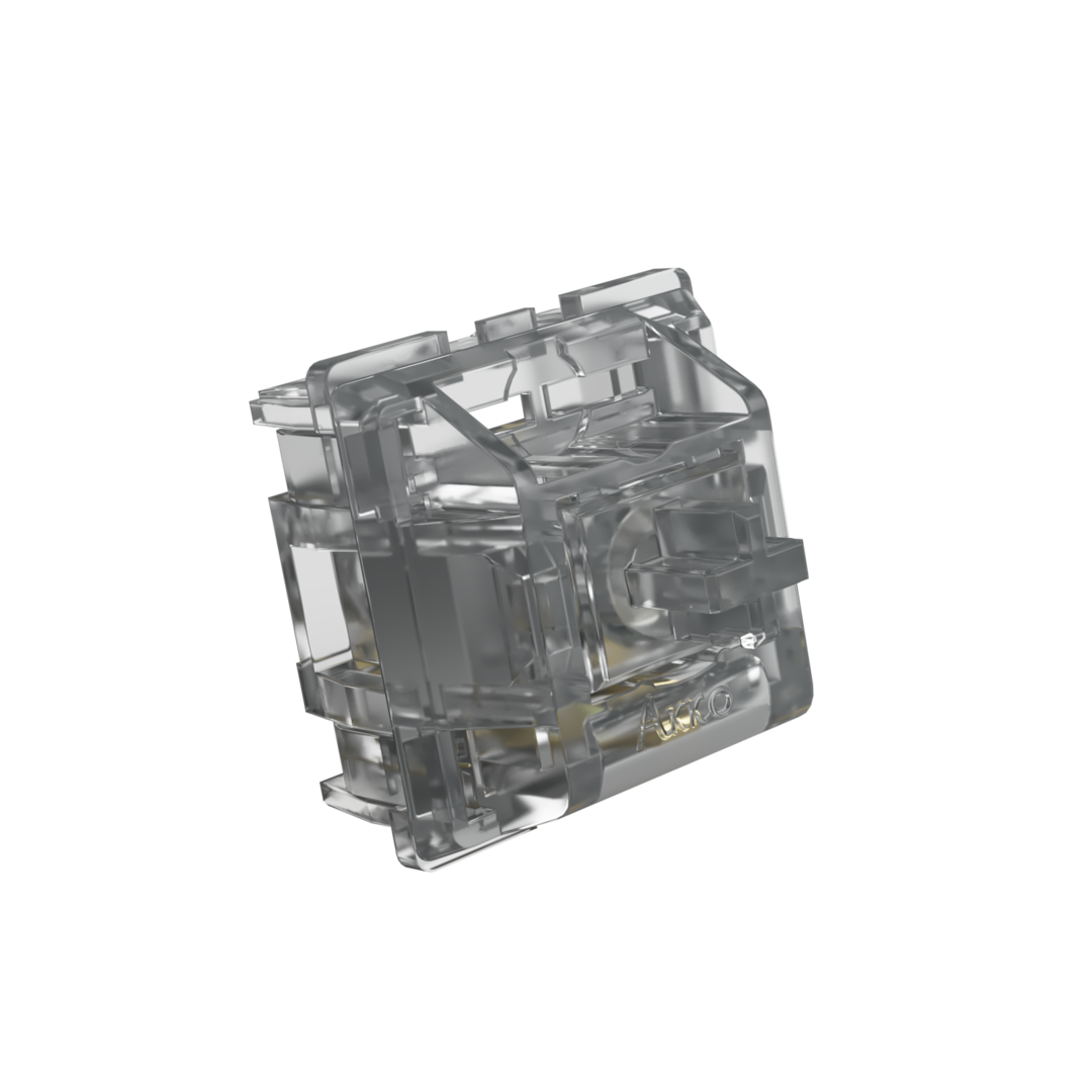 Akko CS Crystal Silver Switch (Linear) - 45 sztuk w opakowaniu 5
