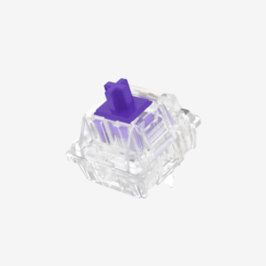 Durock Medium Clear Purple (Tactile) - 10 sztuk w opakowaniu