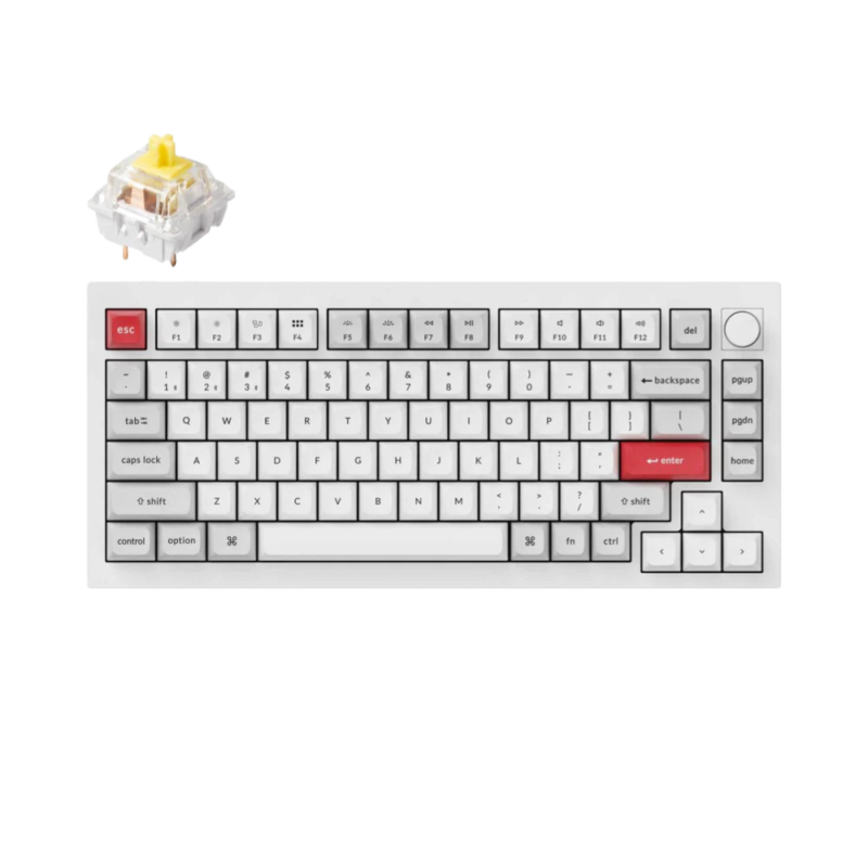 Keychron Q1 Pro QMK/VIA Wireless Custom Mechanical Keyboard (Fully Assembled Knob Version) 23