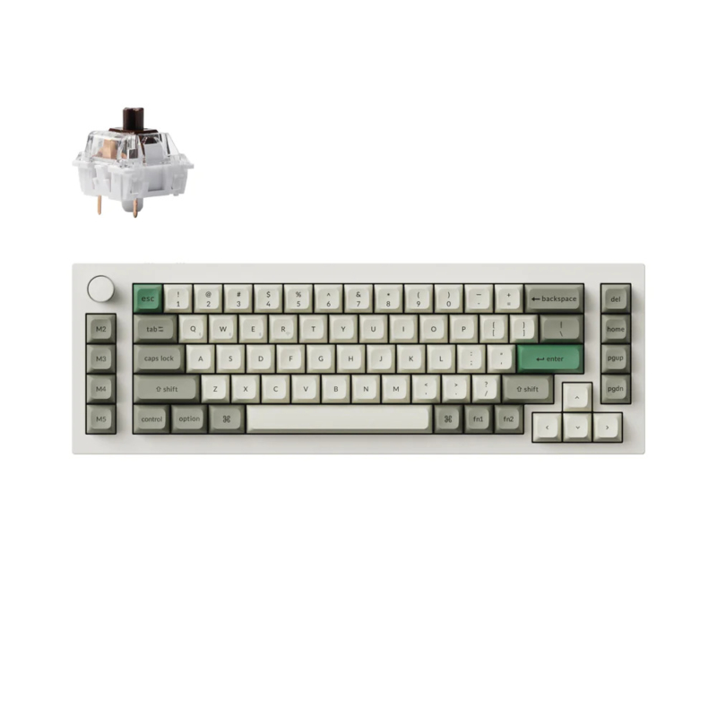 Keychron Q65 Max QMK/VIA Wireless Custom Mechanical Keyboard (Fully Assembled Knob Version) 14