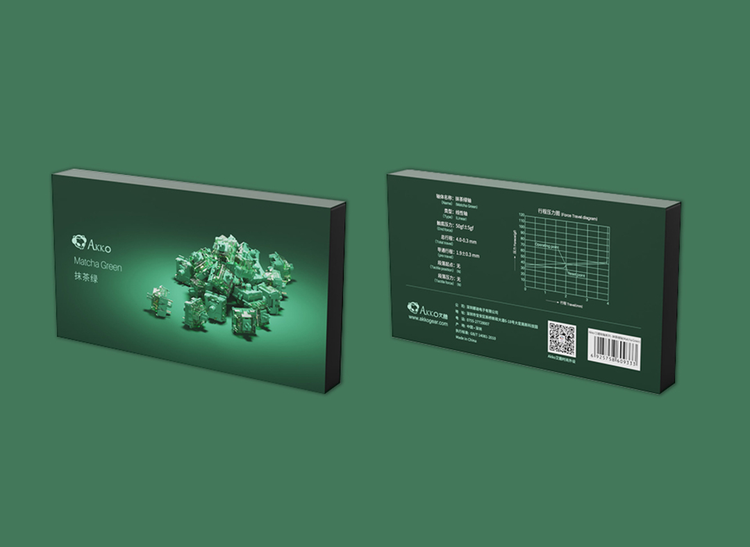 Akko CS Matcha Green Switch (Linear) - 45 sztuk w opakowaniu 5