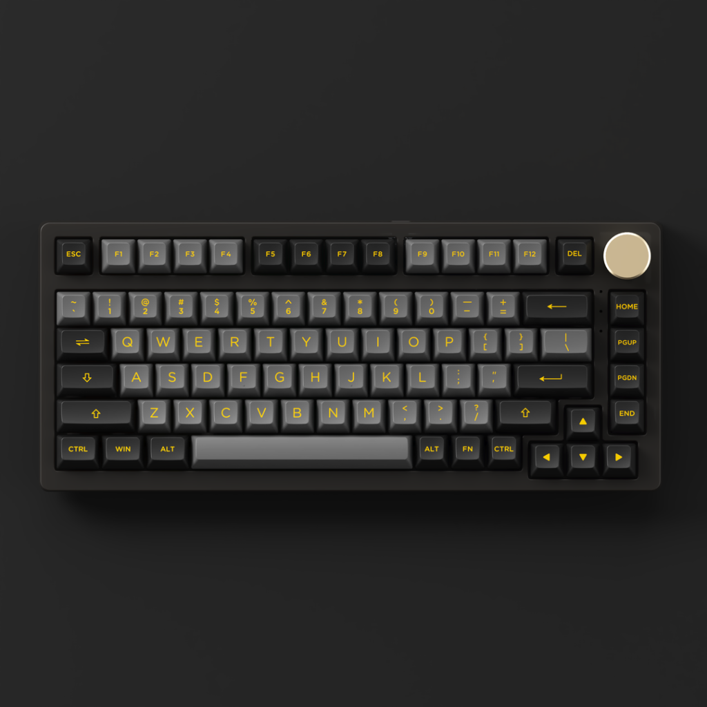 Akko PC75B Plus Black & Gold 17