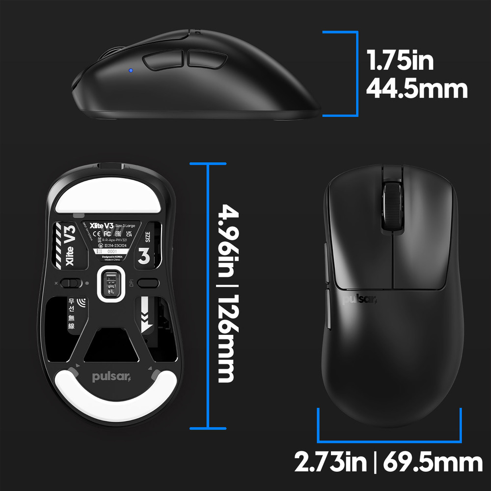 Pulsar Xlite V3 Wireless Gaming Mouse 20