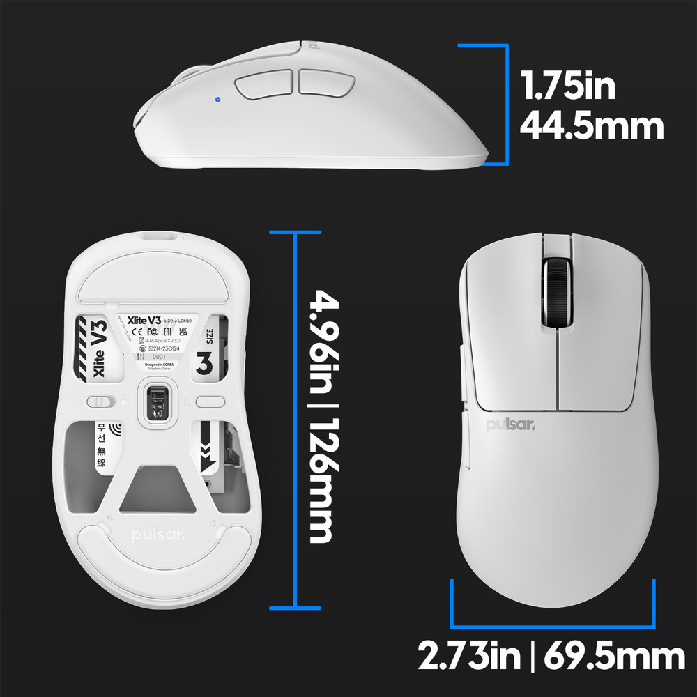 Pulsar Xlite V3 Wireless Gaming Mouse 10