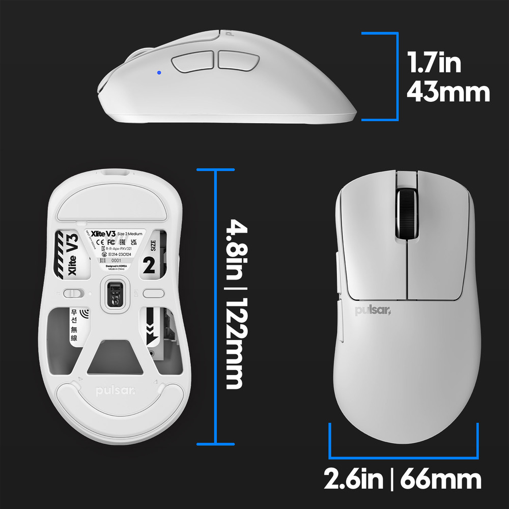 Pulsar Xlite V3 Wireless Gaming Mouse 24