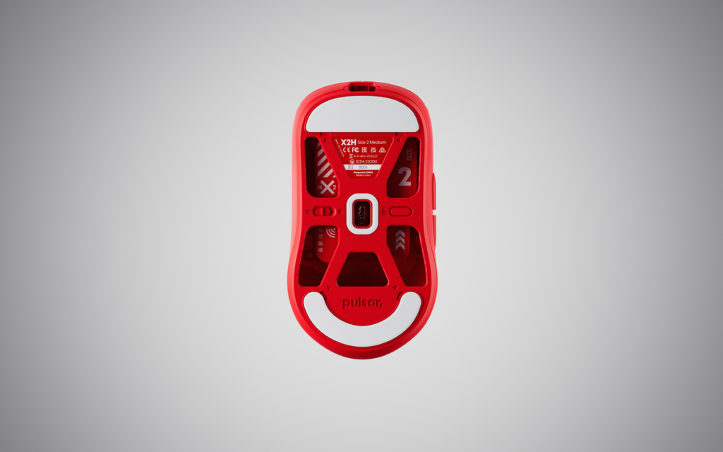 Pulsar X2H High Hump Wireless Gaming Mouse - Red Limited Edition 7