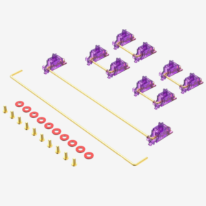 Durock Screw-in Stabilizer v2 - Gameboy Purple