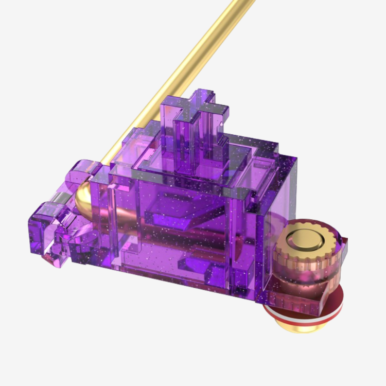 Durock Screw-in Stabilizer v2 - Gameboy Purple 4