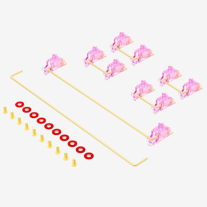 Durock Screw-in Stabilizer v2 - Miami Vice Pink