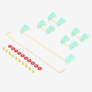 Durock Screw-in Stabilizer v2 - Miami Vice Teal